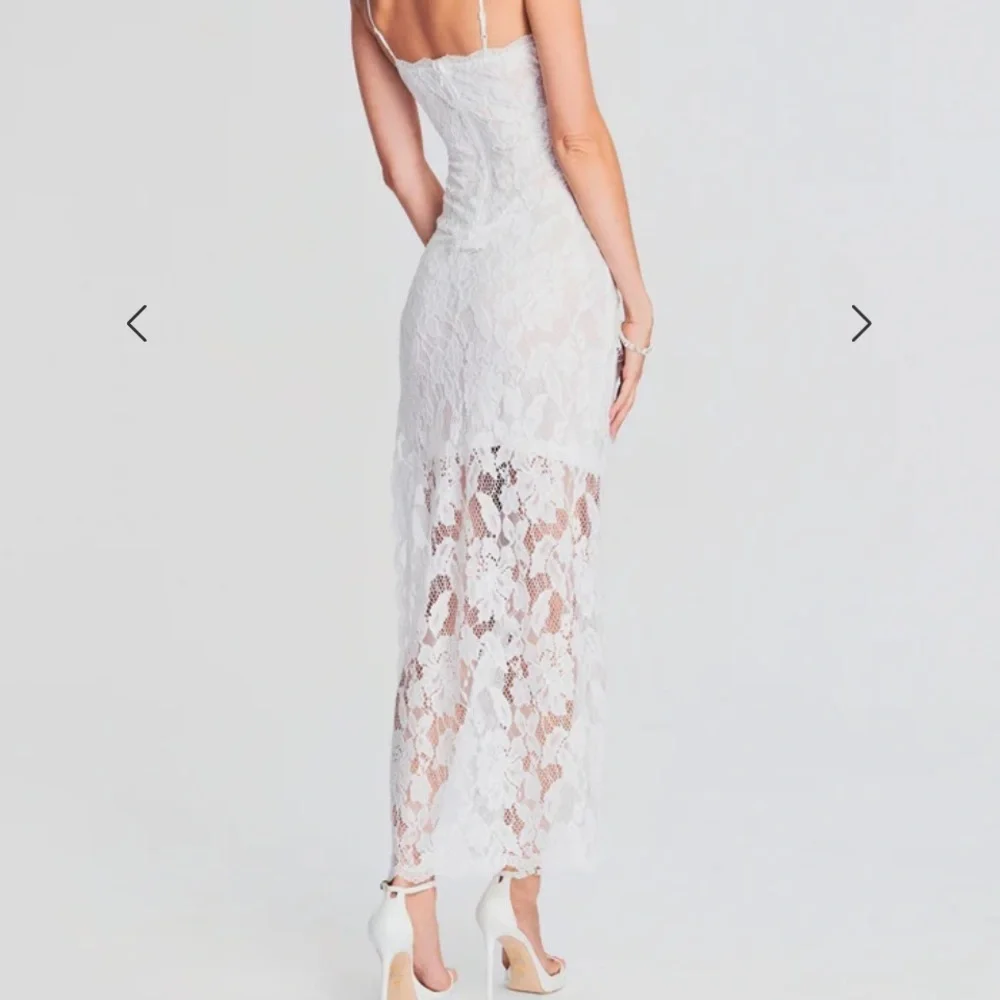 HEMANT & NANDITA for Free People Reet Lace Midi Dress NWT